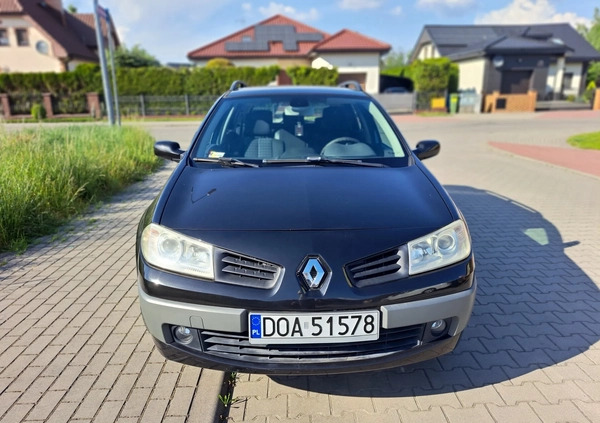 Renault Megane cena 9800 przebieg: 106050, rok produkcji 2007 z Oława małe 56